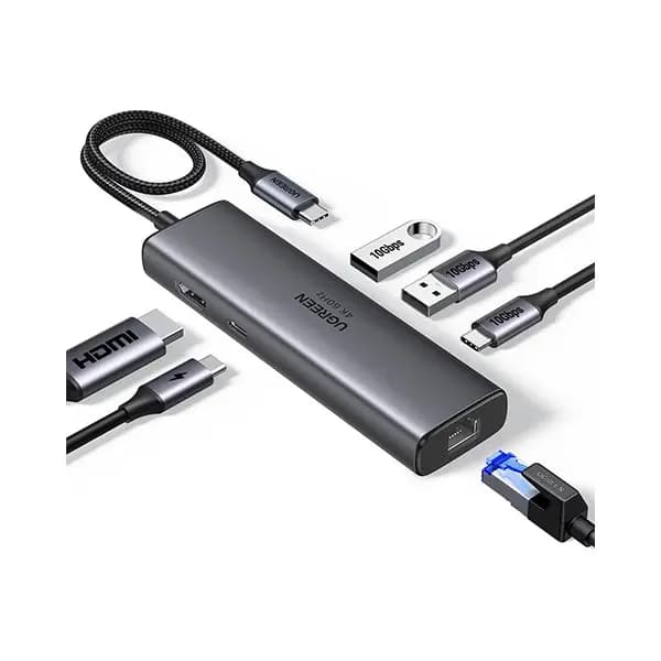 هاب ۶ پورت USB-C یوگرین مدل CM512 کد 45000 — تصویر ۹