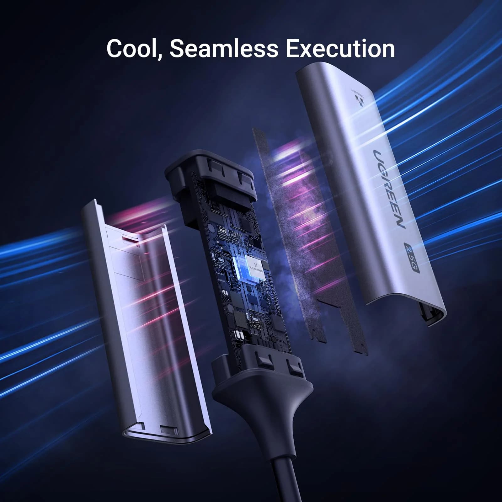 تبدیل USB-C به شبکه 2.5Gbps یوگرین CM648 کد 25052 — تصویر ۶