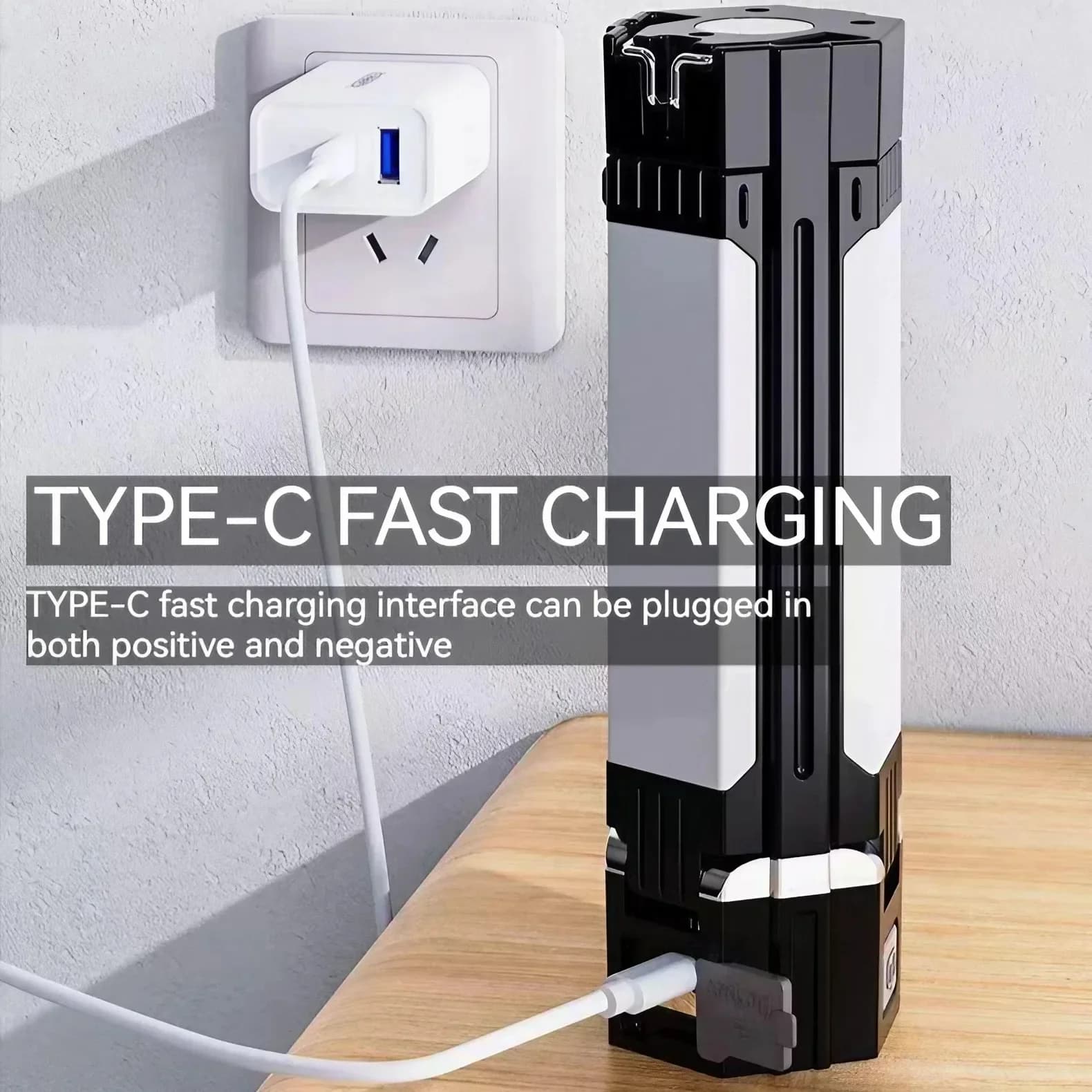 چراغ قوه و چراغ اضطراری 3000 mAh — تصویر ۷
