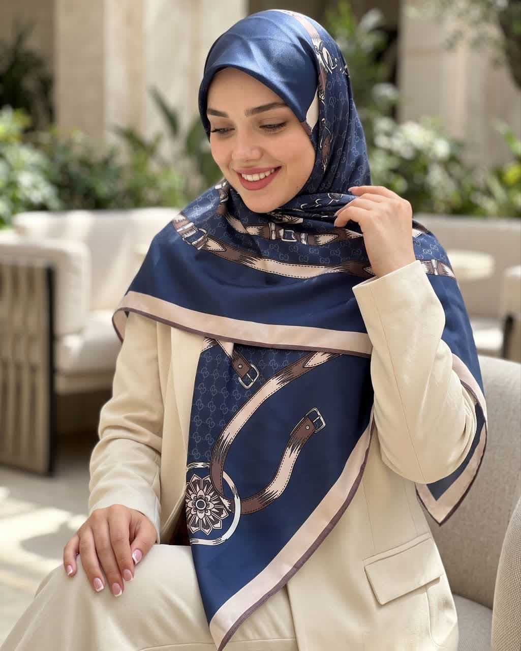 روسری ابریشم کد Mrs159 — تصویر ۷