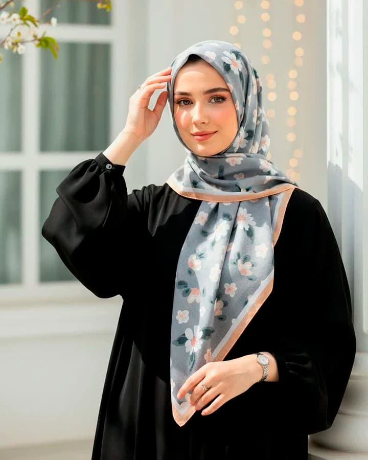 روسری نخی قواره 100 کد Tak134 — تصویر ۱۱