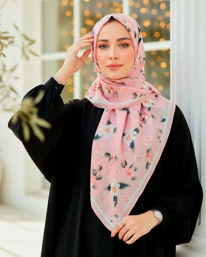 روسری نخی قواره 100 کد Tak134 — تصویر ۱۰