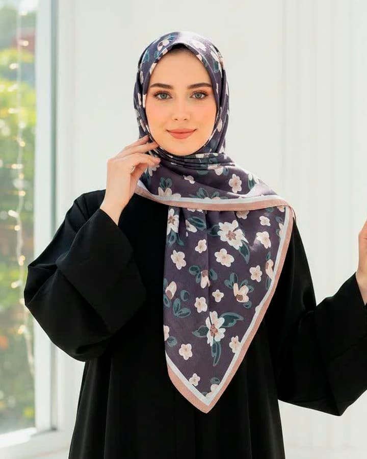 روسری نخی قواره 100 کد Tak134 — تصویر ۸