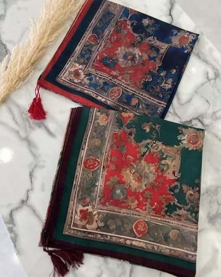 روسری نخی کد Mrs150 — تصویر ۶