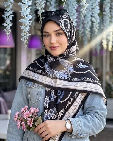 روسری ابریشم کد Mrs139 — تصویر ۱۲