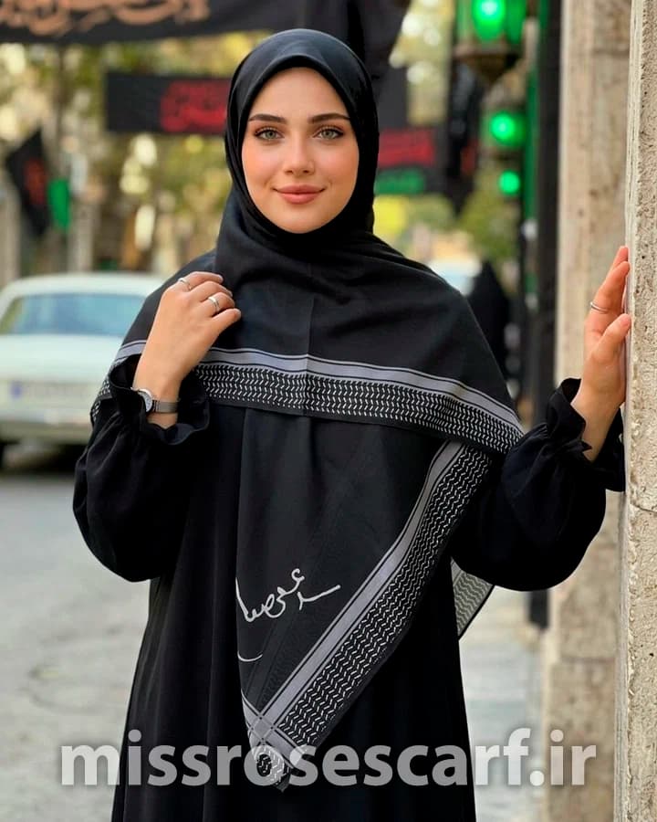 روسری نخی قواره 140 طرح امضا سری سوم — تصویر ۱۰