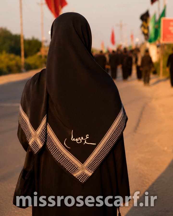 روسری نخی قواره 140 طرح امضا سری سوم
