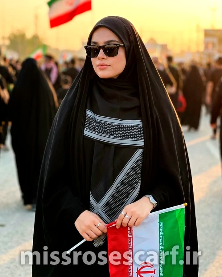 روسری نخی قواره 140 طرح امضا سری دوم — تصویر ۱۱
