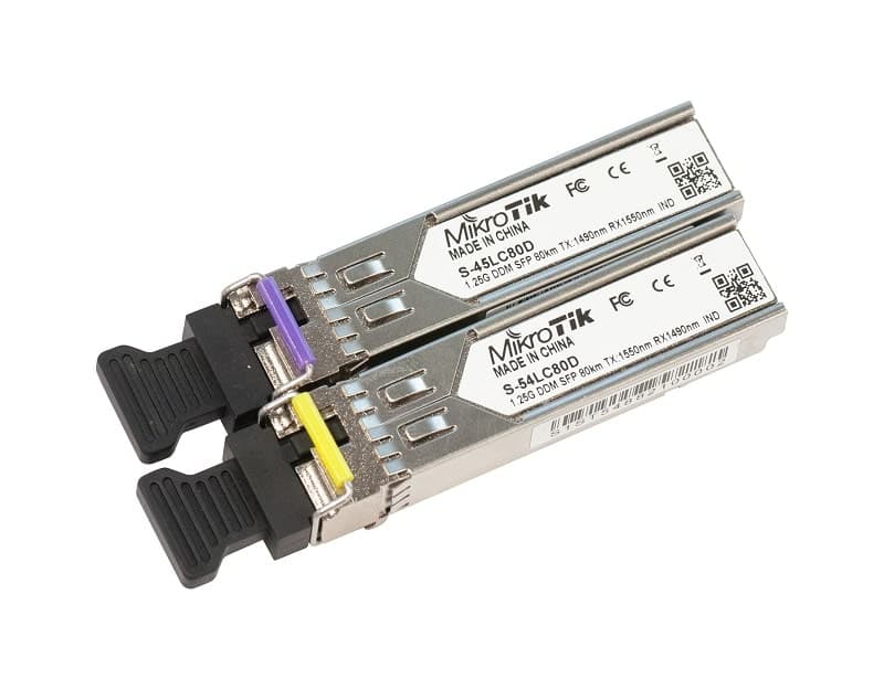 ماژول فیبر نوری میکروتیک مدل S-4554LC80D — تصویر ۲