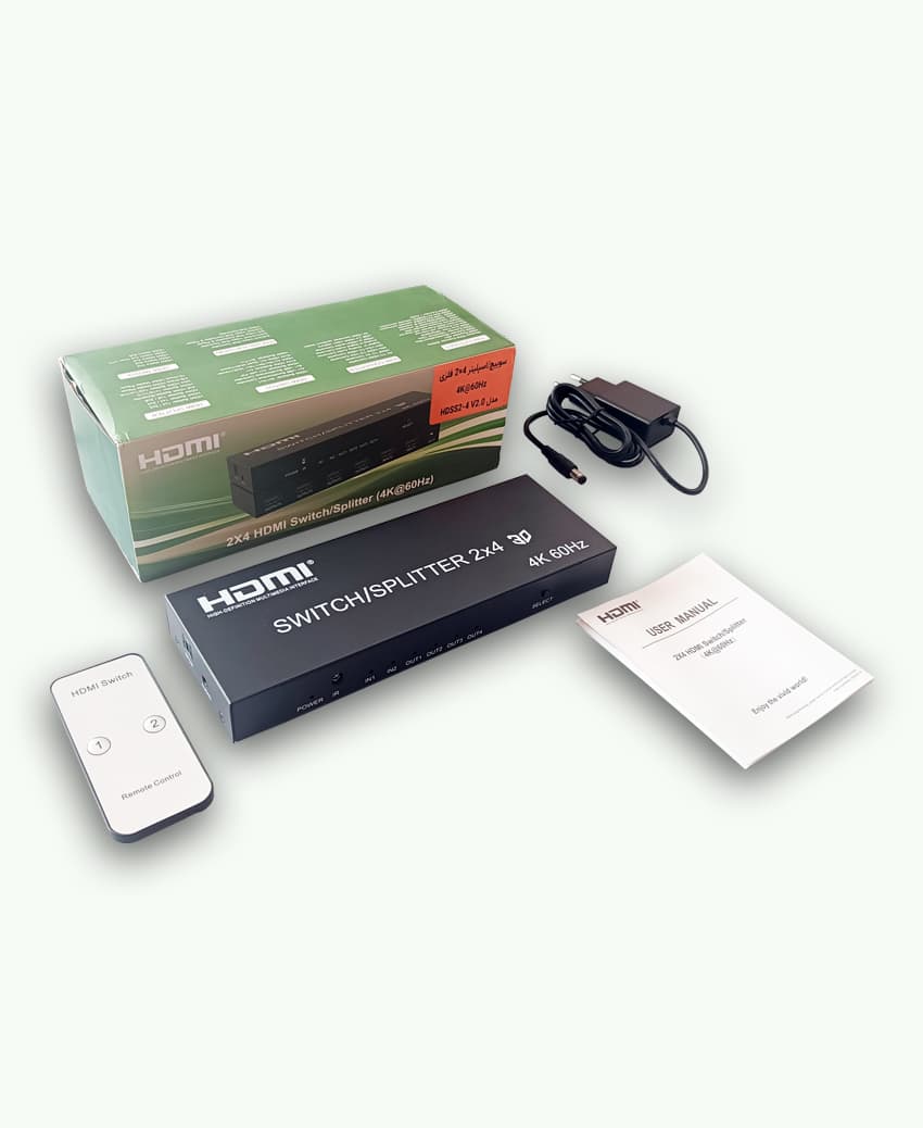 سوییج/اسپلیتر 4×2 HDMI سیترو مدل HDSS2-4 V2.0 — تصویر ۸