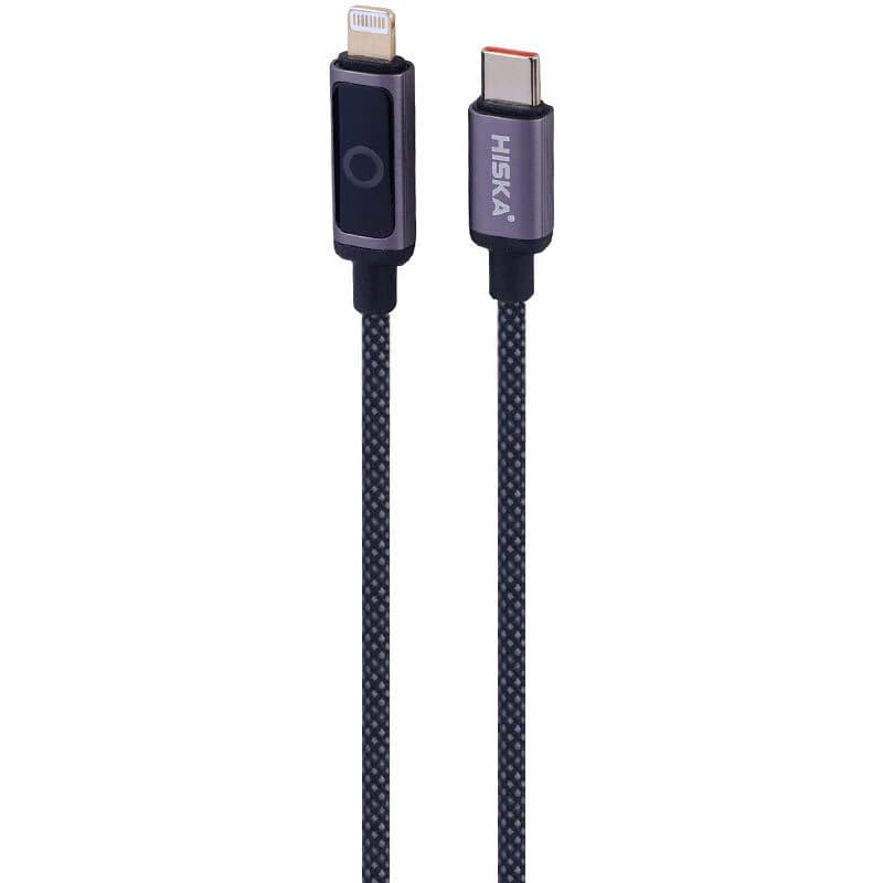 کابل تایپ سی به لایتنینگ فست شارژ 30 وات هیسکا LX-21CL طول 1 متر — تصویر ۳