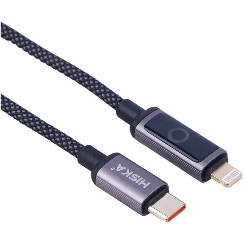 کابل تایپ سی به لایتنینگ فست شارژ 30 وات هیسکا LX-21CL طول 1 متر
