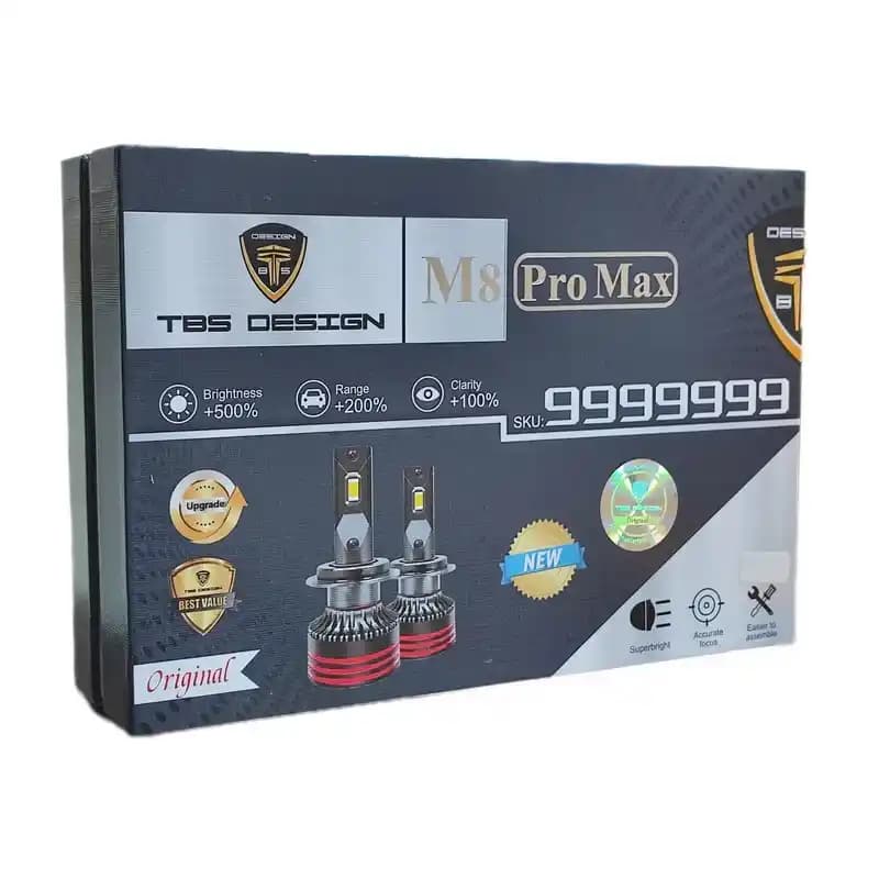 هدلایت خودرو تی بی اس دیزاین مدل M8 Pro Max H1 بسته دو عددی