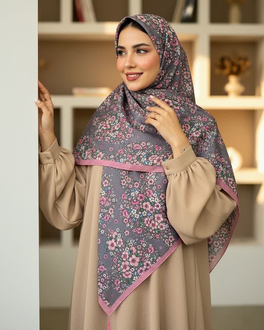 روسری نخی قواره 140 کد Tak080