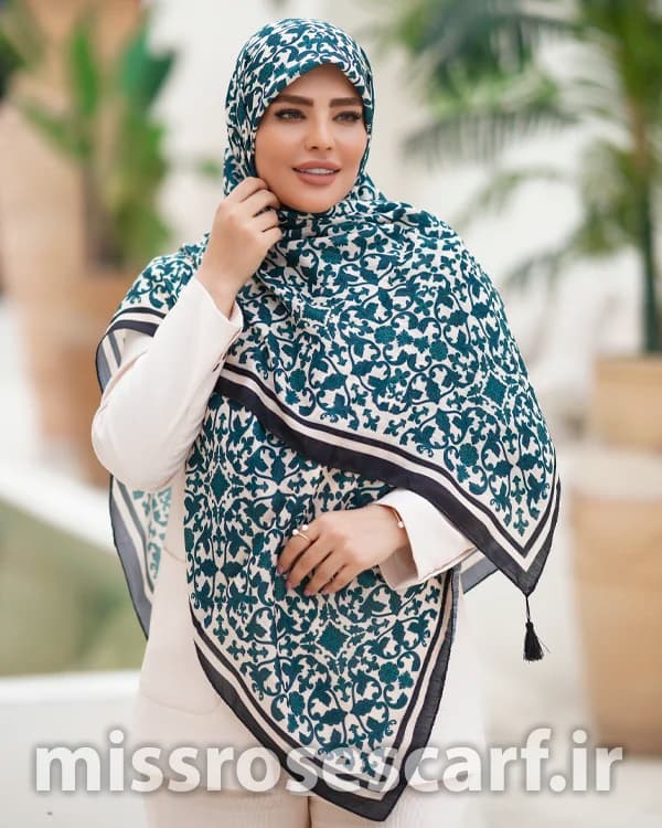 روسری نخی قواره 140 کد Tak072