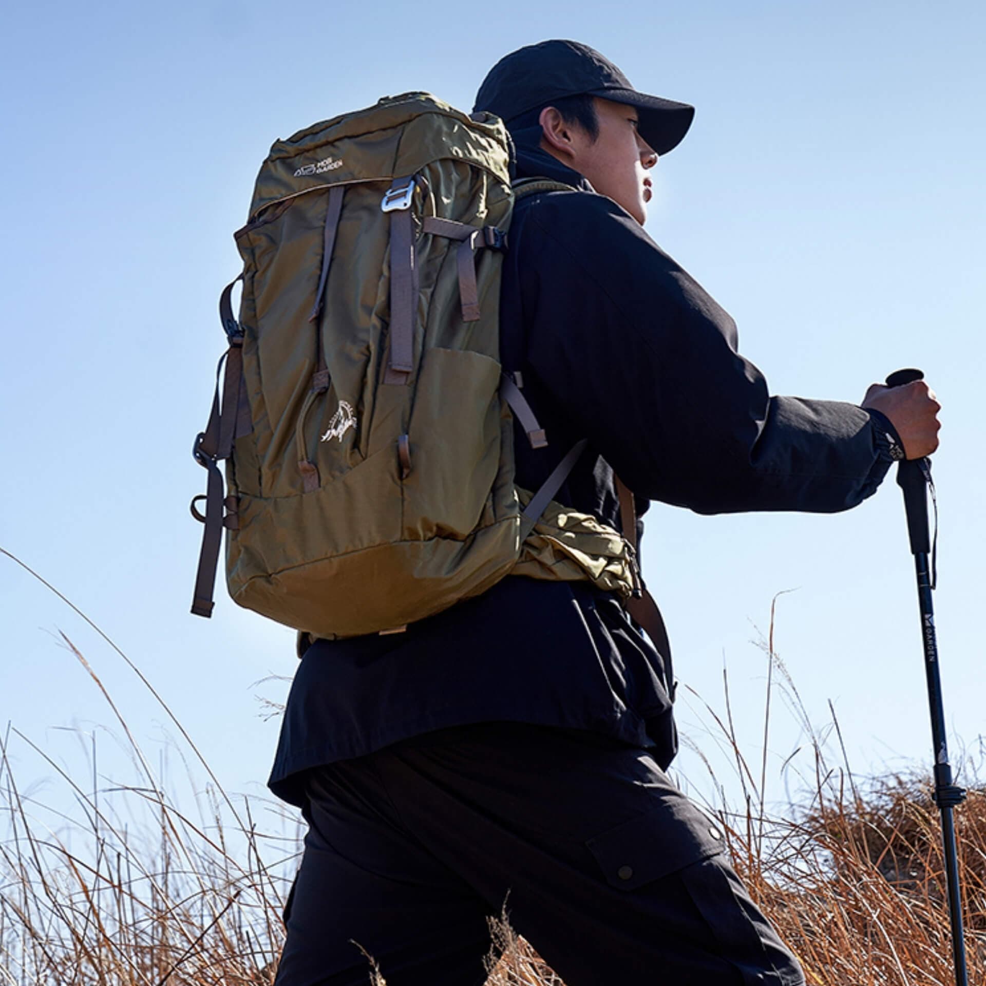 کوله پشتی 45 لیتر فوق سبک با پارچه گرید نظامی CORDURA — تصویر ۱۲