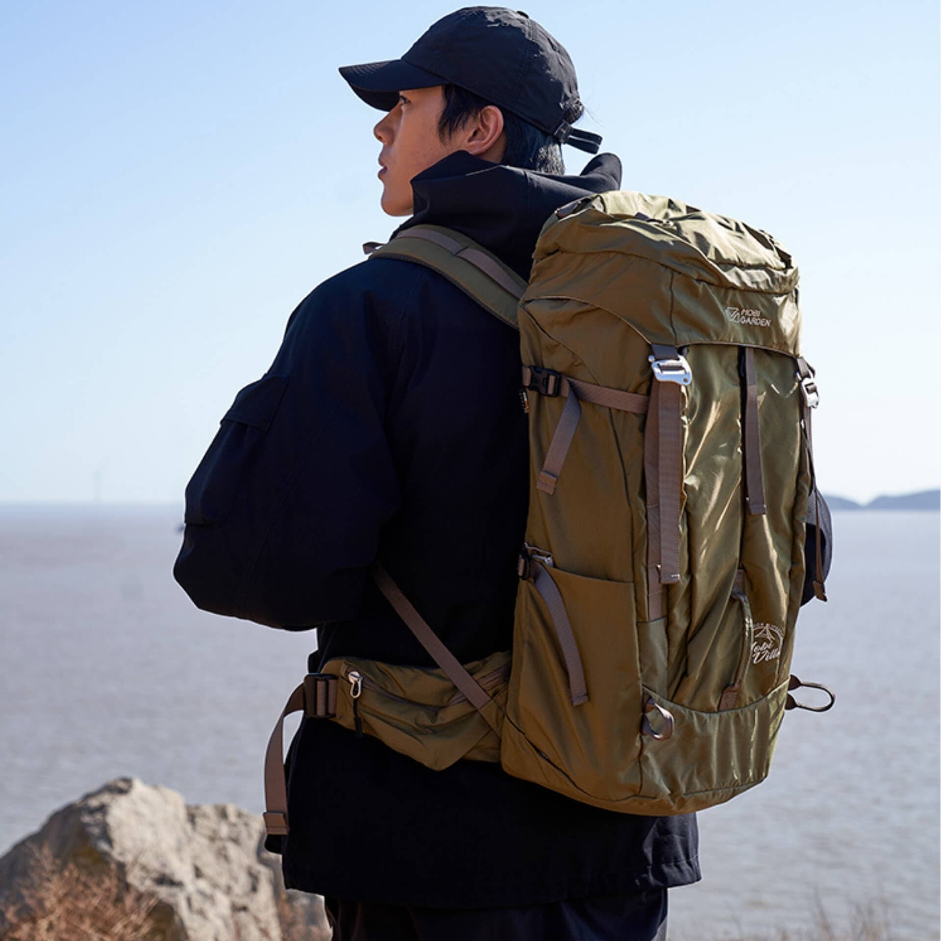 کوله پشتی 45 لیتر فوق سبک با پارچه گرید نظامی CORDURA — تصویر ۱۰