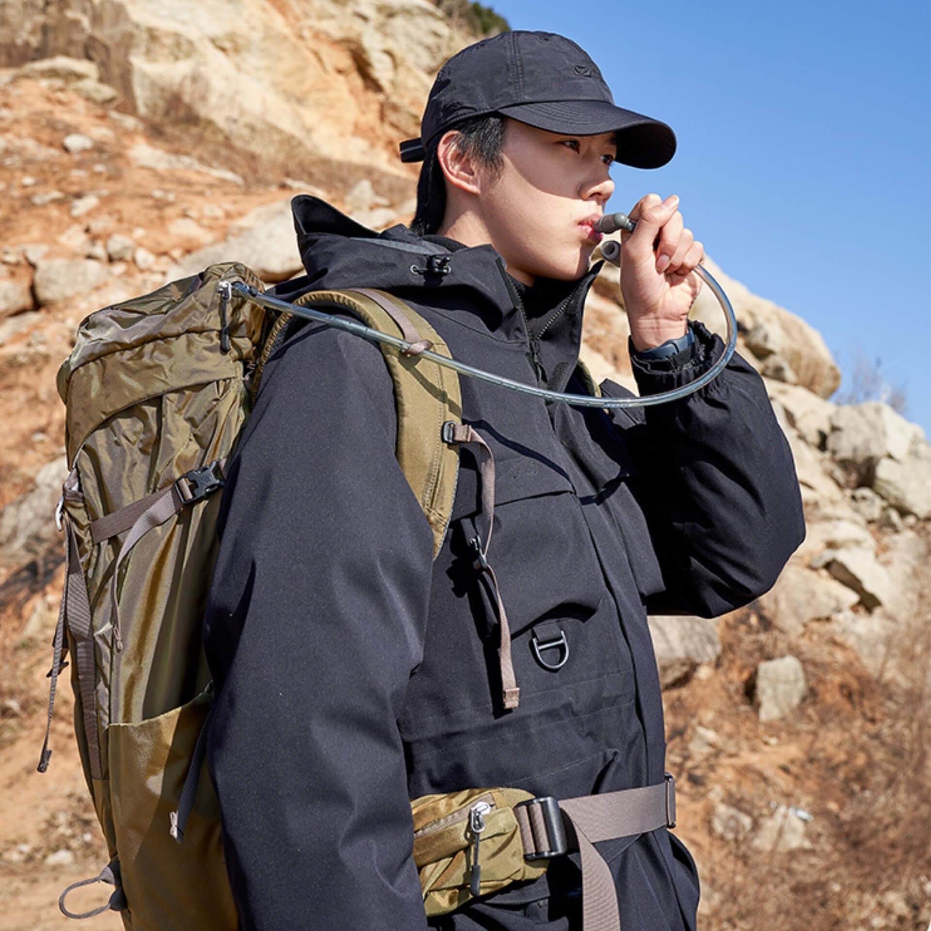 کوله پشتی 45 لیتر فوق سبک با پارچه گرید نظامی CORDURA — تصویر ۶