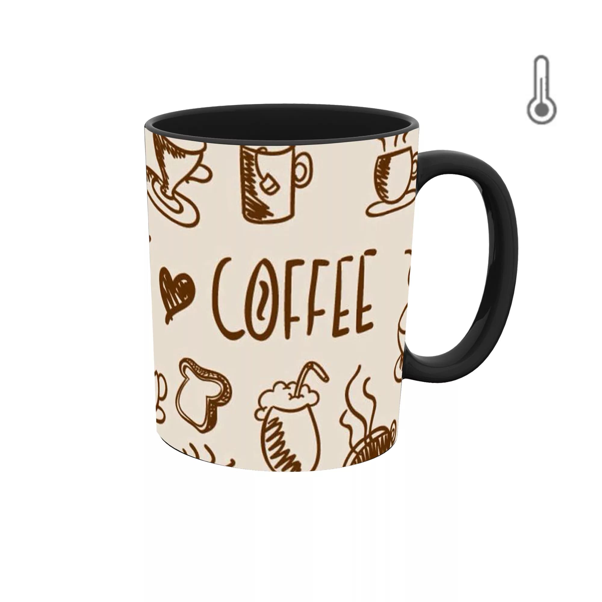 ماگ حرارتی طرح فانتزی قهوه coffee — تصویر ۳