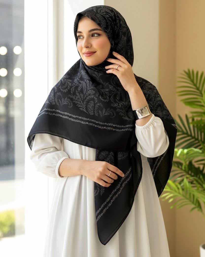 روسری نخی قواره 140 کد Tak038