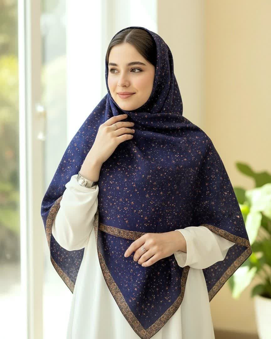 روسری نخی قواره 140 کد Tak035