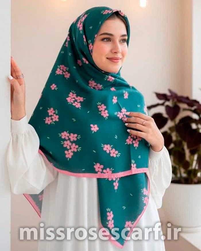 روسری نخی قواره 140 کد Tak023