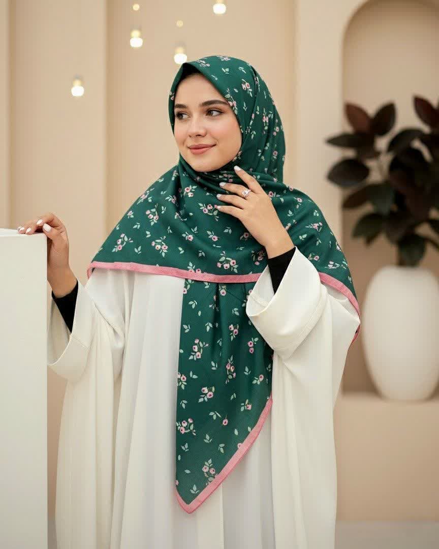 روسری نخی قواره 140 کد Tak014