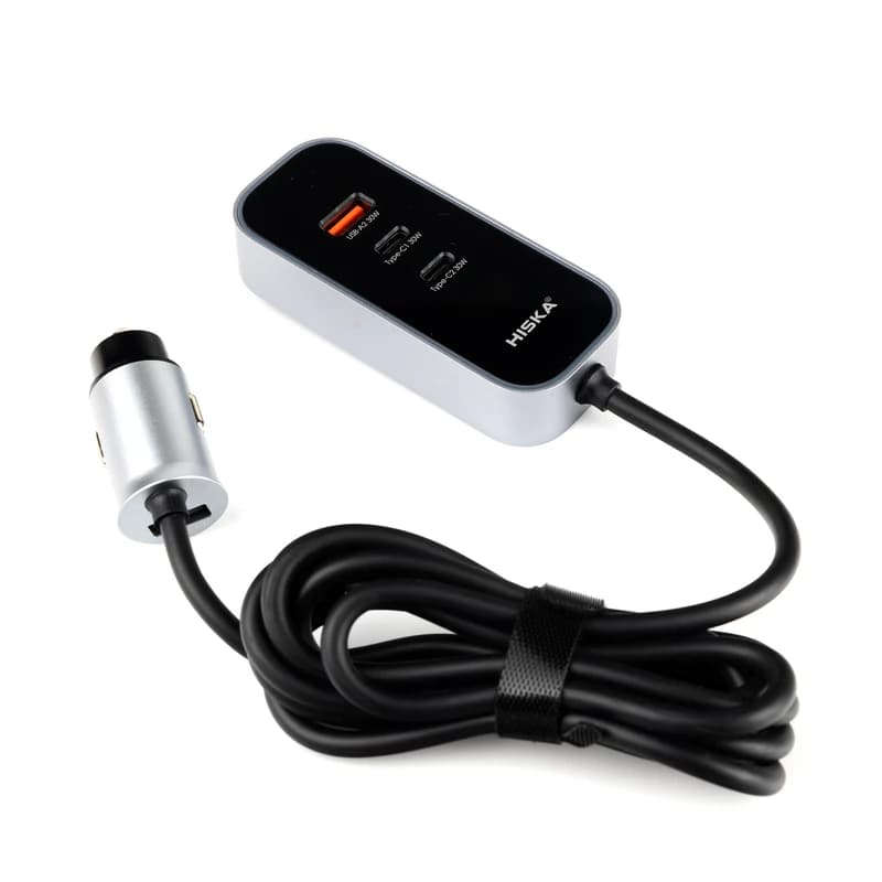 شارژر فندکی 120 وات هیسکا مدل HCC-328 — تصویر ۲