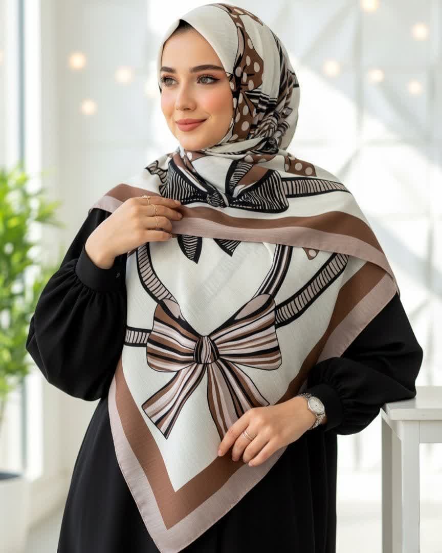 روسری نخی کد Mrs070 — تصویر ۳