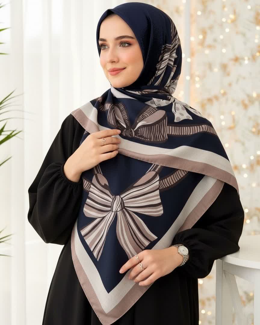روسری نخی کد Mrs070 — تصویر ۲