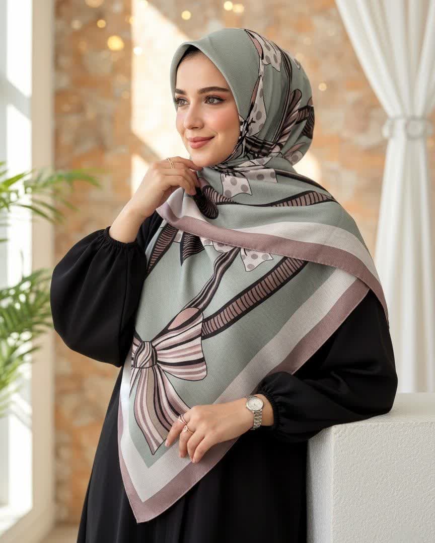 روسری نخی کد Mrs070 — تصویر ۷