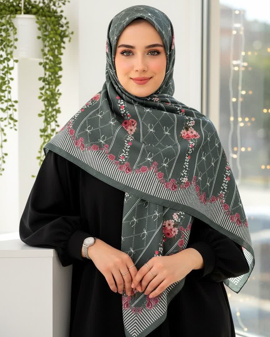 روسری سوپر کرپ کد Mrs061 — تصویر ۲