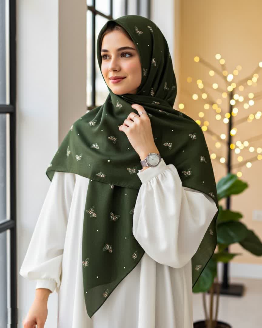 روسری نخی کد Mrs029 — تصویر ۷
