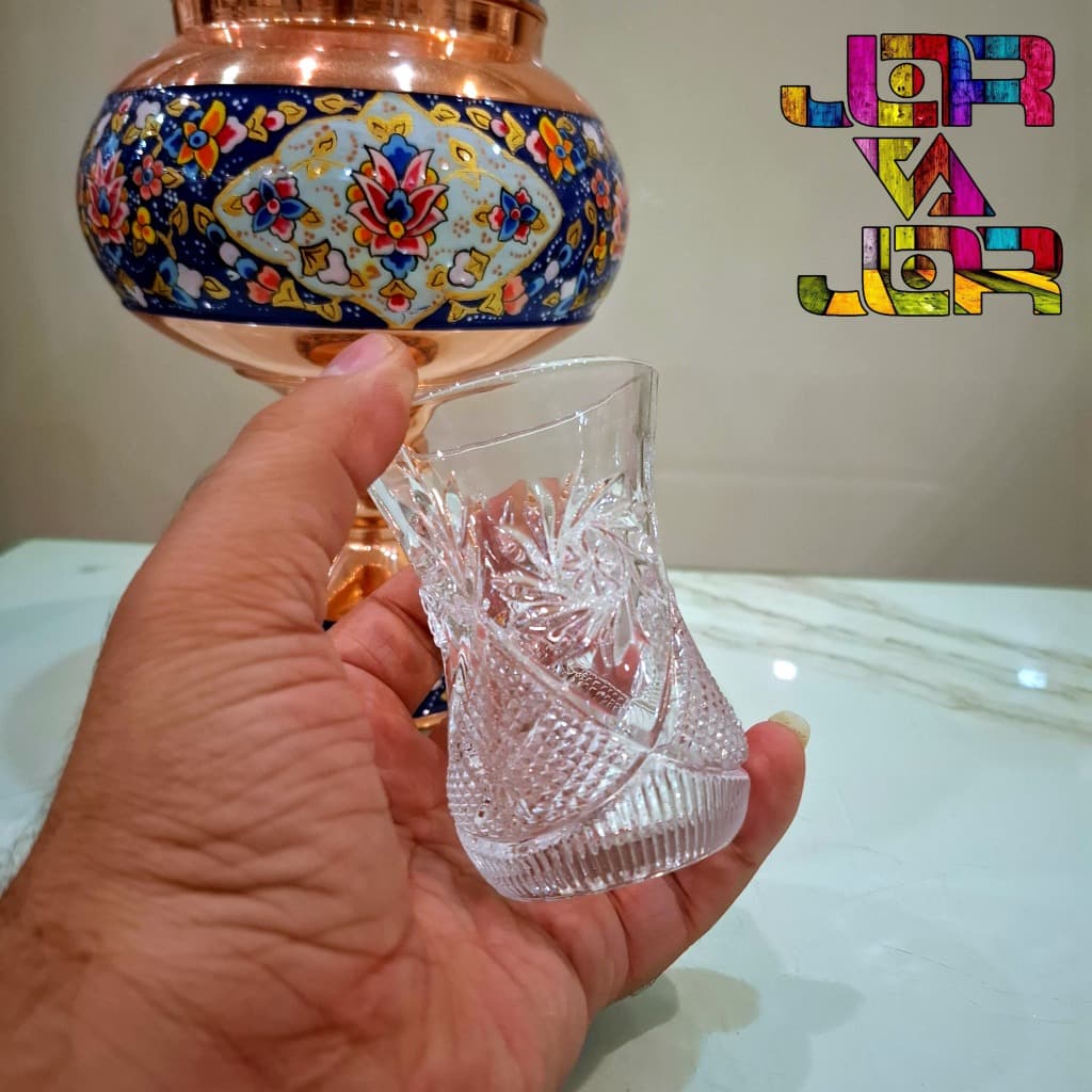 استکان کمر باریک آینور | بلور کاوه — تصویر ۶