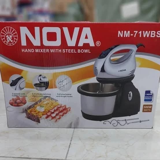 همزن کاسه دار نوا مدل nm71wbs — تصویر ۶