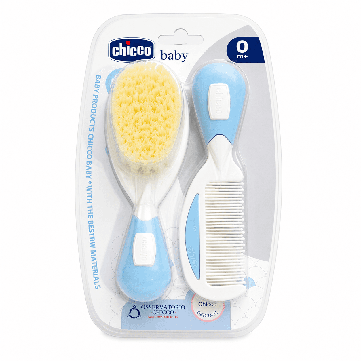 ست برس و شانه نوزاد چیکو بی بی Chicco Baby +0 ماه — تصویر ۳