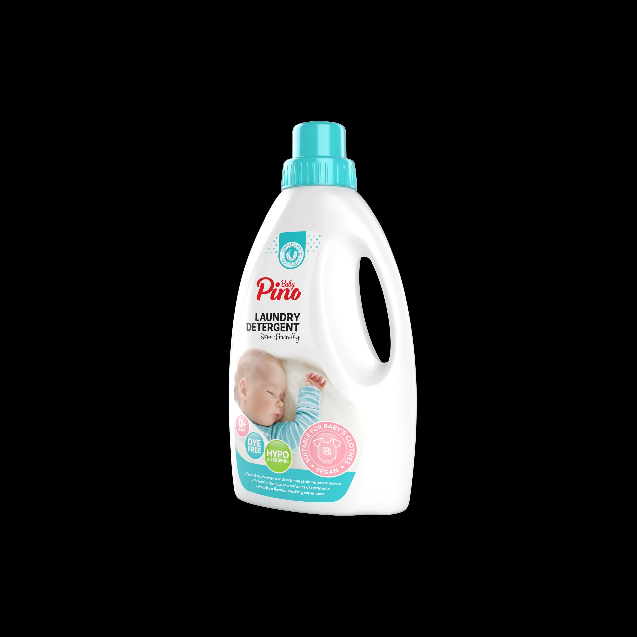 مایع لباسشویی نوزاد و کودک پینو بیبی وزن 1000 گرم — تصویر ۳