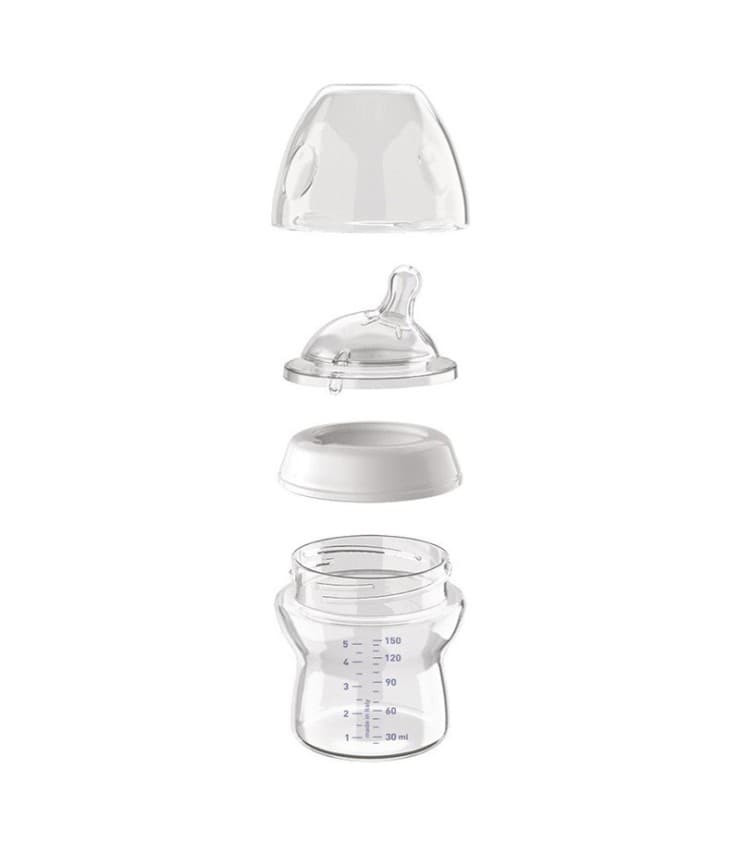 شیشه شیر نچرال Step Up New چیکو 150 میل طرح زنبور Chicco — تصویر ۲