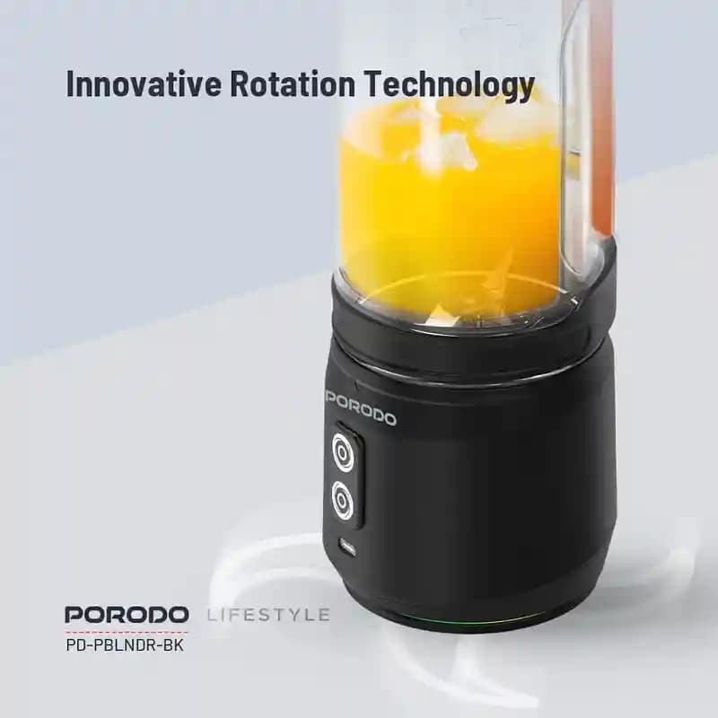 مخلوط کن قابل حمل پرودو Porodo Dual Spin Clockwise Reverse Portable Blender PD-PBLNDR ظرفیت 0.7 لیتر — تصویر ۱۲
