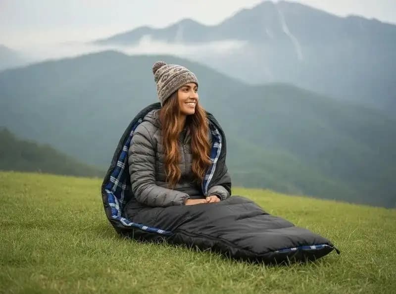 کیسه خواب کمپینگ گرین لاین Green Lion Sleep Mate Camping Sleeping Bag GNSMCPSLBGBK (ارسال فوری تهران) — تصویر ۶