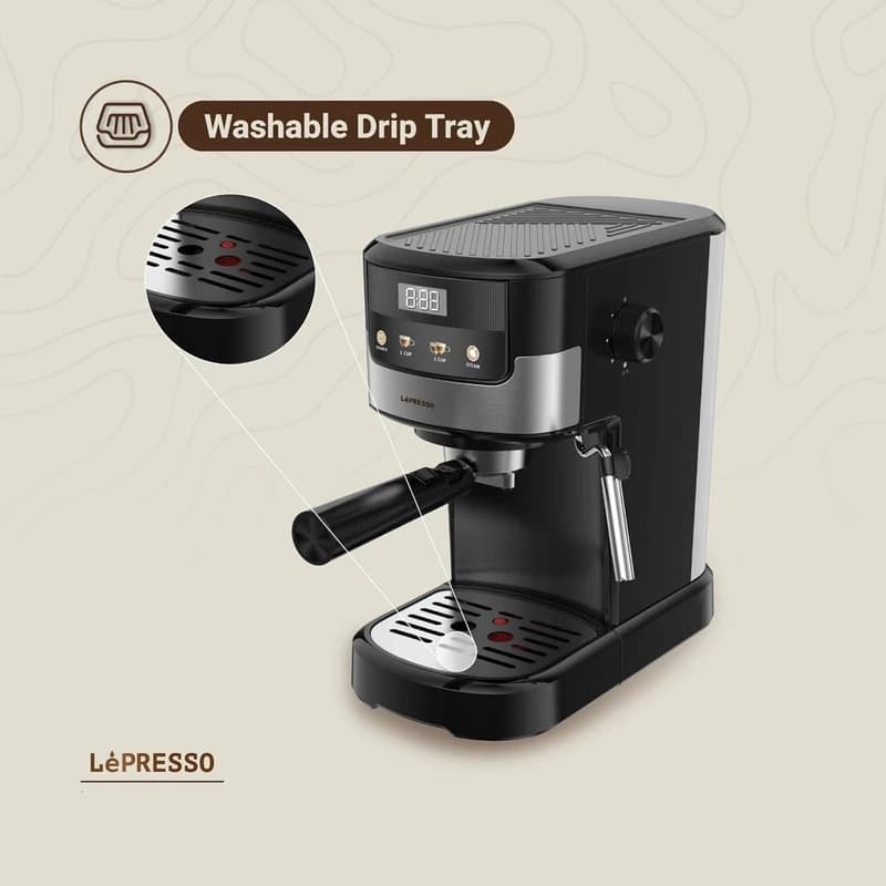 قهوه ساز لپرسو LePresso Suprema Espresso Machine LPCFFM0004 (ارسال فوری تهران) — تصویر ۳