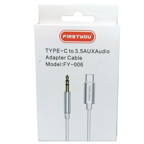 مبدل تایپ سی به AUX فرست یو مدل FY-006