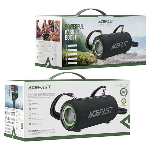 اسپیکر بلوتوث ایس فست ACEFAST K2 Air توان 40 وات فلش خور (ارسال فوری تهران) — تصویر ۶