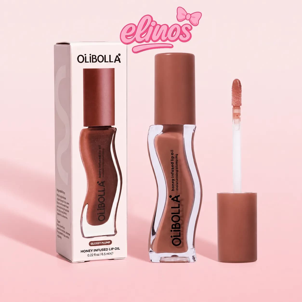 لیپ گلاس شکلاتی دوپ گیسو OLIBOLLA