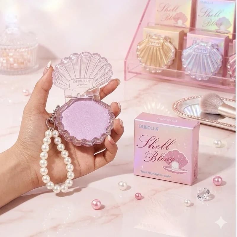 هایلایتر صدفی چارم دوپ فلاور نوز OLIBOLLA — تصویر ۹