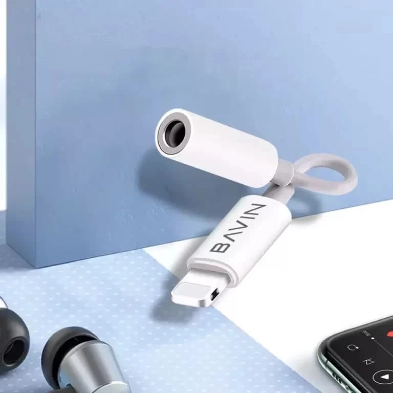مبدل لایتنینگ به جک 3.5 میلیمتری کین مدل کد 19 — تصویر ۳