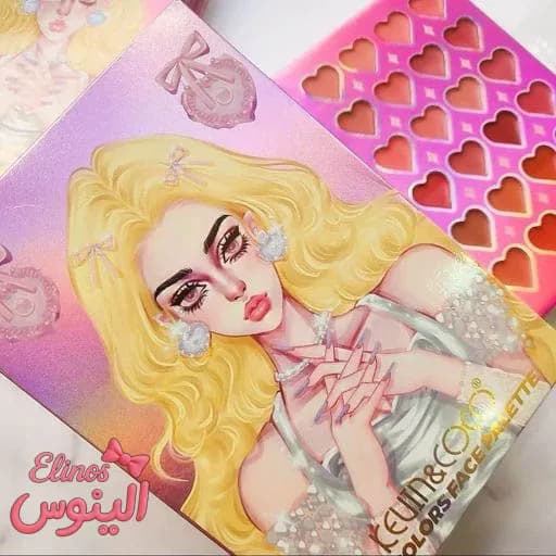 پالت سایه پرنسسی ۶۷ رنگ KEVIN & COCO — تصویر ۸