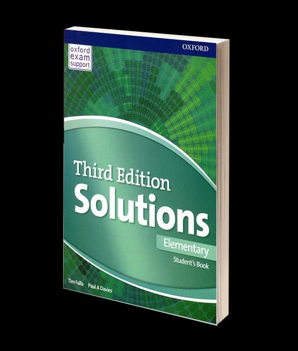 کتاب Solutions Elementary 3rd سولوشنز المنتری ویرایش سوم