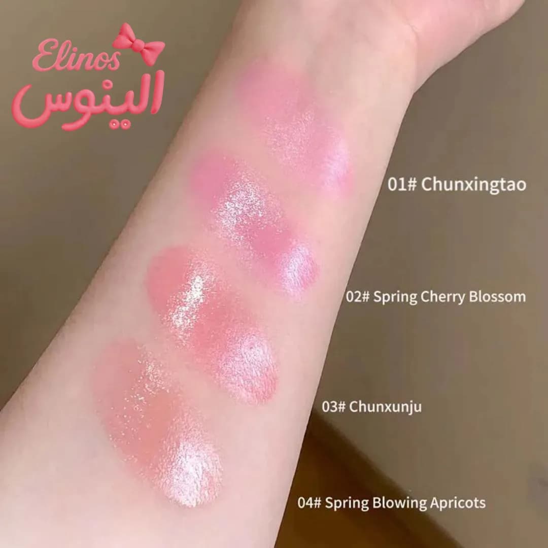 رژگونه کرمی پددار Cappuvini — تصویر ۳