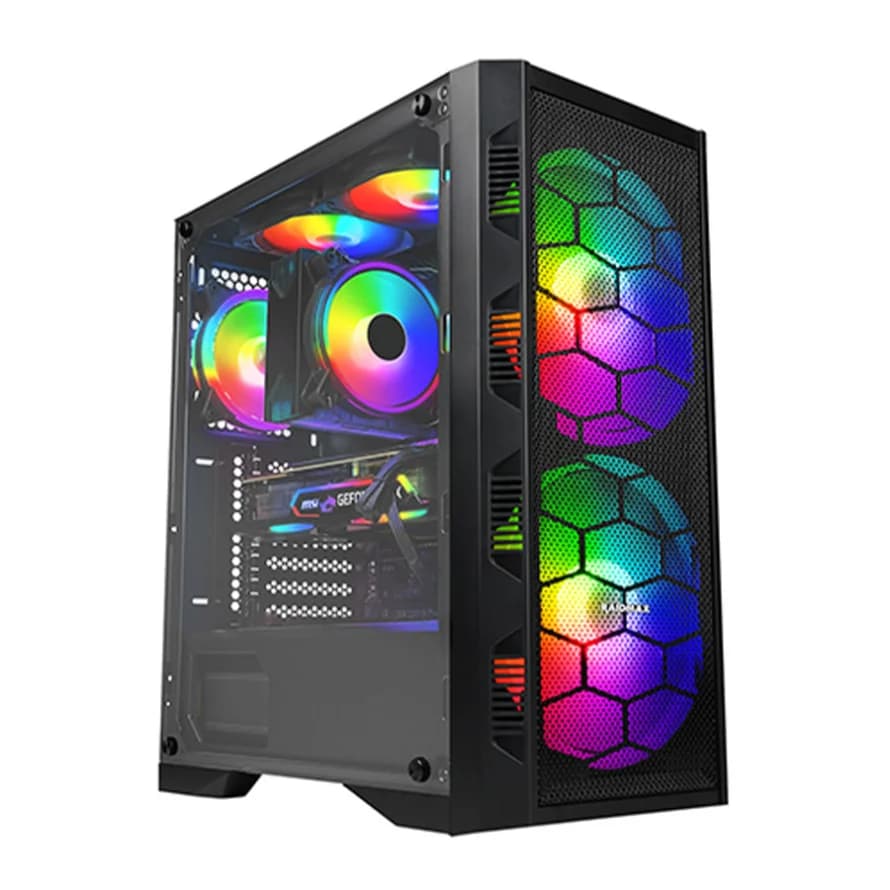کیس کامپیوتر گیمینگ رندر Case i3 12100F GTX1650 اقتصادی